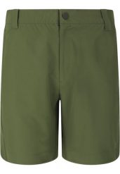 Szorty SOS Helvellyn. Zielone krótkie spodenki sportowe męskie SOS, l, bez wzorów, z materiału, trekkingowe. Za 236.00 zł.