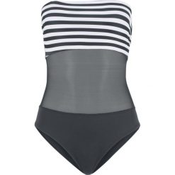 Kostium kąpielowy bonprix czarno-biały. Czarne kostiumy jednoczęściowe damskie bonprix. Za 89.99 zł.