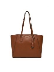 MICHAEL Michael Kors Torebka 30F4GTBT7L Brązowy. Brązowe torebki do ręki damskie MICHAEL Michael Kors, bez wzorów, ze skóry, bez dodatków. Za 899.99 zł.