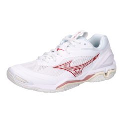 Damskie buty halowe Mizuno Wave Stealth. Białe obuwie sportowe damskie Mizuno, bez wzorów, z gumy, do piłki ręcznej, mizuno wave. Za 566.75 zł.