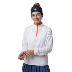 Damska lekka kurtka tenisowa Siroko Dink-W White. Białe kurtki damskie SIROKO, l, bez wzorów, z materiału, bez kaptura. Za 171.20 zł.