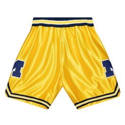 Szorty Michigan Wolverines NCAA Maize 1991. Żółte szorty męskie Mitchell & Ness, m, bez wzorów. Za 497.00 zł.