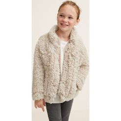 Mango Kids - Kurtka dziecięca Lepel 110-164 cm. Szare kurtki i płaszcze dla dziewczynek Mango Kids, z bawełny. Za 139.90 zł.