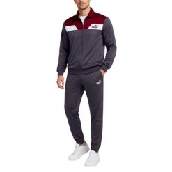 Dres męski komplet bluza spodnie PUMA POWER POLY SUIT 682490-69. Czerwone bluzy męskie Puma, m, bez wzorów, z dresówki, bez kaptura. Za 169.00 zł.