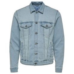 ONLY&SONS Moneta Trucker L Blue PK 3149 BlueDenim (rozmiar XXL). Niebieskie kurtki męskie Only&Sons, l, bez wzorów, bez kaptura. W wyprzedaży za 131.00 zł.