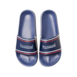 Klapki męskie sportowe na basen Hummel Pool Slide Retro. Niebieskie klapki męskie Hummel, retro. Za 76.00 zł.