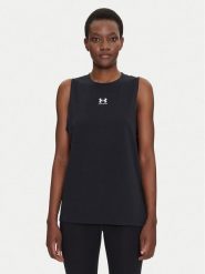 Under Armour Koszulka techniczna Rival Muscle 1383659 Czarny Regular Fit. Czarne koszulki sportowe damskie Under Armour, l, bez wzorów, z bawełny, bez kołnierzyka, bez ramiączek, na fitness i siłownię. Za 119.99 zł.