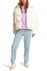 Kurtka zimowa damska Billabong Winter Paradise. Białe kurtki damskie Billabong, na zimę, l, bez wzorów, z nylonu, bez kaptura. Za 349.49 zł.