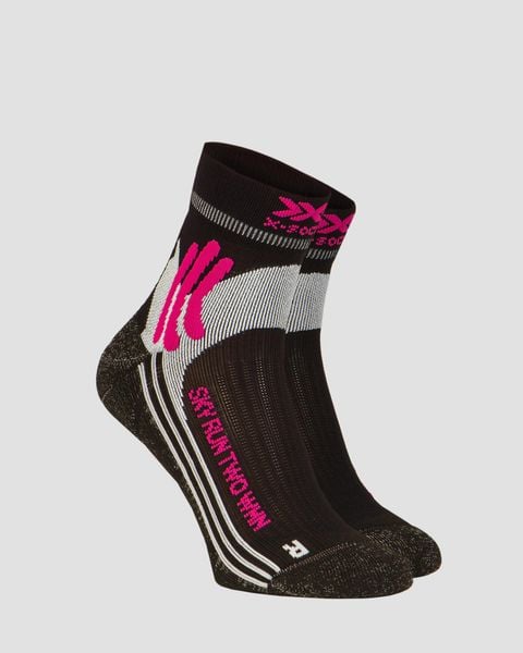 Skarpety biegowe damskie X-Socks Sky Run Two 4.0. Białe skarpety damskie X-Socks, bez wzorów. Za 75.00 zł.