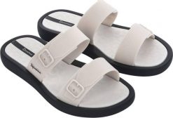 Ipanema Ipanema damskie klapki Nuvea Slide 26697 20855 - czarno-beżowe 39. Brązowe klapki damskie Ipanema, bez wzorów, bez obcasa. Za 159.99 zł.