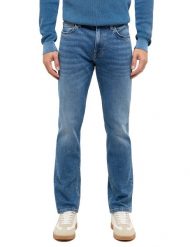 Męskie Spodnie Jeansowe Mustang Style Vegas Slim Denim Blue 1017422 5000 602. Niebieskie spodnie materiałowe męskie Mustang, l, bez wzorów, z denimu. Za 239.99 zł.