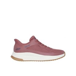 Buty damskie SKECHERS Bobs Squad 4 Staple Look. Czerwone obuwie sportowe damskie Skechers, bez wzorów, trekkingowe. Za 249.99 zł.