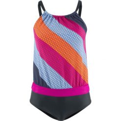 Kostium kąpielowy bonprix czarno-różowy. Kostiumy jednoczęściowe damskie marki NABAIJI. Za 109.99 zł.