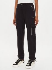 MICHAEL Michael Kors Joggery MT430P24MY Czarny Slouchy Fit. Czarne spodnie materiałowe damskie MICHAEL Michael Kors, s, bez wzorów, z bawełny. Za 389.99 zł.