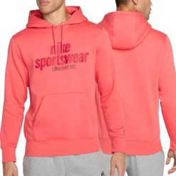 Bluza męska sportowa Nike Sportswear Club HJ2159-814 z kapturem. Brązowe bluzy męskie Nike, m, bez wzorów, z kapturem. Za 179.00 zł.