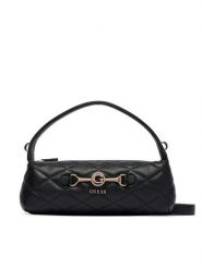 Guess Torebka Frances Mini HWQG22 41720 Czarny. Czarne torebki do ręki damskie Guess, z aplikacjami, ze skóry, bez dodatków. Za 494.99 zł.
