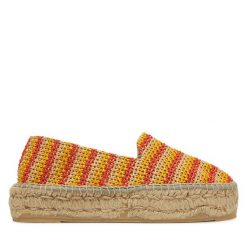 Espadryle Manebi. Brązowe espadryle damskie Manebi, bez wzorów, bez obcasa, bez zapięcia. Za 379.99 zł.
