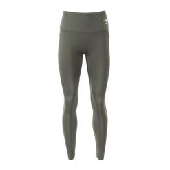 Legginsy treningowe damskie Gymshark Training Mesh. Zielone legginsy damskie GYMSHARK, xs, bez wzorów, z meshu, na fitness i siłownię. Za 97.99 zł.