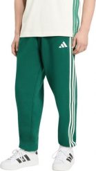 Adidas Spodnie męskie adidas Essentials 3-Stripes Fleece Tapered Cuffed zielone KY4129 S. Zielone spodnie sportowe męskie Adidas, m, bez wzorów. Za 236.51 zł.