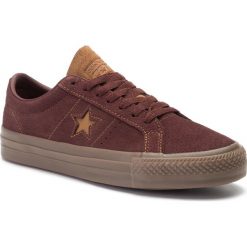 Tenisówki CONVERSE - One Star Pro Ox Ba 164135C Barkroot Brown/Ale. Brązowe półbuty na co dzień męskie Converse, bez wzorów, z gumy, retro, bez zapięcia. W wyprzedaży za 249.00 zł.