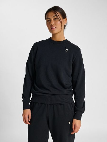 Bluza damska Hummel Pulse. Czarne bluzy damskie Hummel, s, bez wzorów, z bawełny, bez kaptura. Za 174.95 zł.