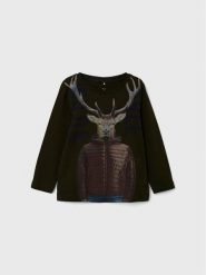 NAME IT Bluzka 13206779 Zielony Regular Fit. Zielone t-shirty dla chłopców Name it, bez wzorów, z bawełny, bez ramiączek. Za 109.99 zł.