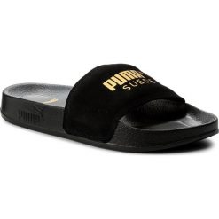 Klapki PUMA - Leadcat Suede 365758 01 Puma Black/Puma Team Gold. Klapki damskie Puma, z materiału. W wyprzedaży za 149.00 zł.