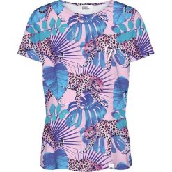 Colour Pleasure Koszulka damska CP-030 274 różowo-niebieska r. M/L. T-shirty damskie Colour Pleasure. Za 70.35 zł.