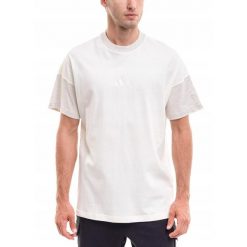 Koszulka Mężczyzna adidas T-shirt Bluzka Sportowa Bawełniana Treningowa r. S. Białe t-shirty męskie Adidas, m, bez wzorów, z bawełny, sportowe, bez kołnierzyka. Za 127.00 zł.