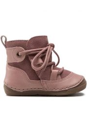Froddo Kozaki G2160073-1 Różowy. Czerwone buty zimowe dziewczęce Froddo, bez wzorów, ze skóry, bez zapięcia. Za 369.99 zł.