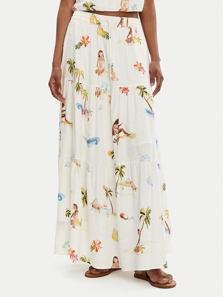 Seafolly Spódnica maxi Isla Palm 55397-SK Écru Regular Fit. Spódnice damskie Seafolly, xl, bez wzorów, z wiskozy, maxi. Za 339.99 zł.