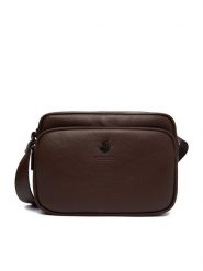 Beverly Hills Polo Club Torebka C-BHPC-L-012-08 Brązowy. Brązowe saszetki męskie Beverly Hills Polo Club, z materiału. Za 199.99 zł.