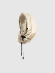 4F Kaptur sherpa - biały L/XL. Białe czapki i kapelusze damskie 4f, na zimę, bez wzorów, z materiału. Za 119.99 zł.