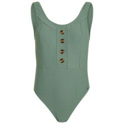 Damski kostium kąpielowy 1-częściowy Protest Silopo. Zielone kostiumy jednoczęściowe damskie Protest, m, bez wzorów, sportowe, do pływania. W wyprzedaży za 107.99 zł.