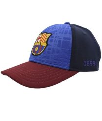 Czapka z daszkiem FC Barcelona - oficjalna licencjonowana. Czerwone czapki i kapelusze męskie FC Barcelona, bez wzorów, z bawełny. Za 82.21 zł.