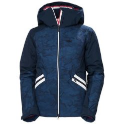 Damska kurtka narciarska Helly Hansen Motionista Infinity. Niebieskie kurtki snowboardowe damskie Helly Hansen, bez wzorów, bez kaptura, narciarskie. W wyprzedaży za 1,997.50 zł.