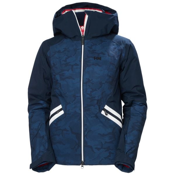 Damska kurtka narciarska Helly Hansen Motionista Infinity. Niebieskie kurtki snowboardowe damskie Helly Hansen, bez wzorów, bez kaptura, narciarskie. W wyprzedaży za 1,997.50 zł.