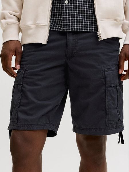 Jack & Jones Szorty materiałowe Cole Frank 12291369 Czarny Regular Fit. Czarne szorty męskie Jack & Jones, m, bez wzorów, z materiału. Za 169.99 zł.