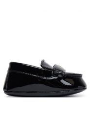 Tommy Hilfiger Niechodki T0A4-35055-1847999 Czarny. Czarne półbuty dziewczęce Tommy Hilfiger, bez wzorów, ze skóry, bez zapięcia. Za 214.99 zł.