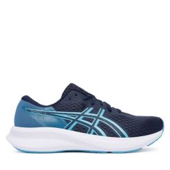 Buty do biegania Asics. Niebieskie buty sportowe męskie Asics, bez zapięcia, do biegania. Za 269.99 zł.