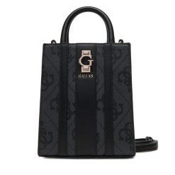 Torebka Guess. Szare torebki do ręki damskie Guess, z aplikacjami, klasyczne, bez dodatków. Za 399.99 zł.