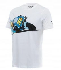 Koszulka męska T-Shirt Dainese Joan. Białe t-shirty męskie Dainese, m, bez wzorów, z bawełny, bez kołnierzyka. Za 149.99 zł.