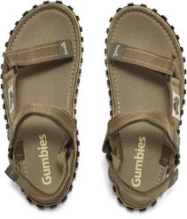 Gumbies męskie sandały TRACKER SANDALS UNISEX KHAKI 40. Brązowe sandały męskie Gumbies, bez zapięcia. Za 279.87 zł.