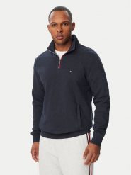 Tommy Hilfiger Bluza Tipping Terry MW0MW44943 Granatowy Regular Fit. Niebieskie bluzy męskie Tommy Hilfiger, m, bez wzorów, z bawełny, bez kaptura. Za 569.99 zł.