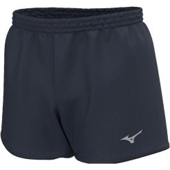 Szorty Mizuno MZNRB 4.5. Niebieskie krótkie spodenki sportowe męskie Mizuno, bez wzorów, do biegania. Za 180.00 zł.