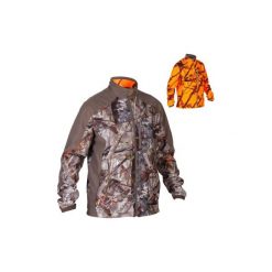 Kurtka myśliwska 900 camo fluo. Kurtki męskie marki SOLOGNAC. Za 249.99 zł.
