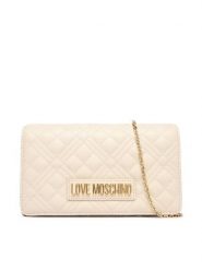 LOVE MOSCHINO Torebka JC4079PP1OLA0110 Écru. Torebki do ręki damskie Love Moschino, bez wzorów, ze skóry, wizytowe, bez dodatków. Za 639.99 zł.