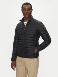 Save The Duck Kurtka przejściowa D32430M GIGA01 Czarny Regular Fit. Czarne kurtki męskie SAVE THE DUCK, m, bez wzorów, z syntetyku, bez kaptura. Za 449.99 zł.