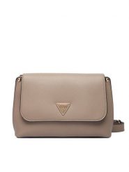 Guess Torebka Meridian II HWBG69 74200 Beżowy. Brązowe listonoszki damskie Guess, z aplikacjami, ze skóry, bez dodatków. Za 589.99 zł.