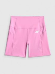 4F Legginsy krótkie treningowe szybkoschnące damskie - różowe XL. Czerwone legginsy damskie 4f, xl, bez wzorów, z podwyższonym stanem, krótkie, na fitness i siłownię. Za 149.99 zł.